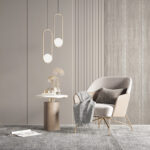 Fotótapéta Elegáns panel textúrák és vonalak