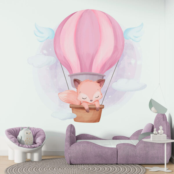 Rózsaszín hőlégballon Fotótapéta Rózsaszín hőlégballon