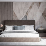 Fotótapéta Texturált absztrakt geometriai mintás design