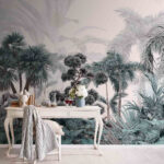 Fotótapéta Trópusi paradicsom buja zölddel