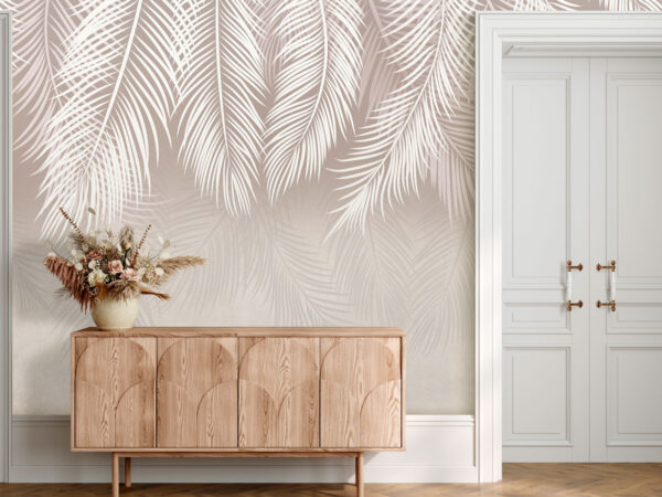 Elegáns pálmalevél mintás design Fotótapéta Elegáns pálmalevél mintás design