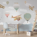 Fotótapéta Hőlégballon az égen