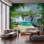 Fotótapéta Sziklán álló páva