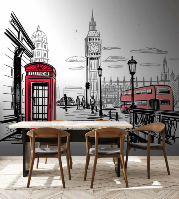 Fotótapéta Egy autó mellett álló személy