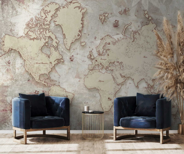 Fotótapéta Dél-Amerika térképe