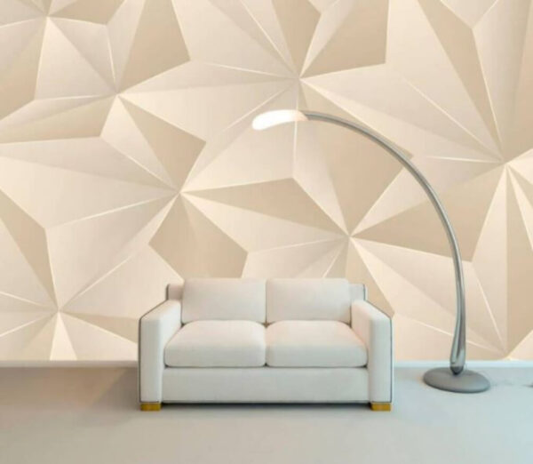Geometrikus minta texturált fazettákkal Fotótapéta Geometrikus minta texturált fazettákkal