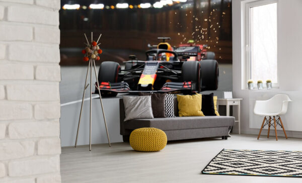 F1-es autó száguld át az alagúton Fotótapéta F1-es autó száguld át az alagúton