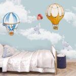 Fotótapéta Hőlégballon az égen