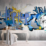 Fotótapéta Graffiti a falon