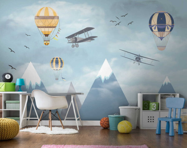 Hőlégballon az égen Fotótapéta Hőlégballon az égen