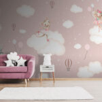 Fotótapéta Felhőkön táncoló balettállatok