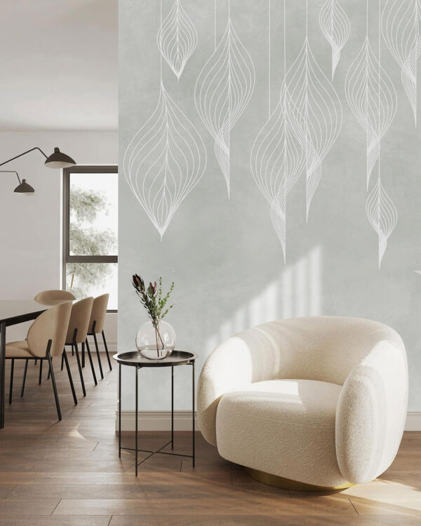 Elegáns geometriai minta lágy háttérrel Fotótapéta Elegáns geometriai minta lágy háttérrel