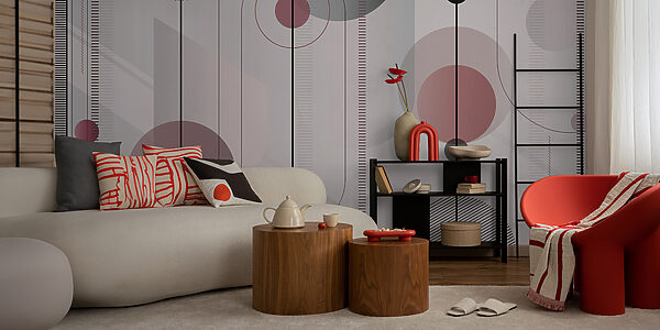 Fotótapéta Fotótapéta Absztrakt körök és vonalak design (Cikkszám: u95379v2)