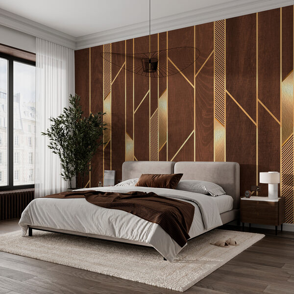 Elegáns geometrikus fa mintás design Fotótapéta Elegáns geometrikus fa mintás design