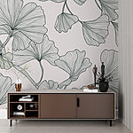 Fotótapéta Elegáns ginkgo levél mintás design