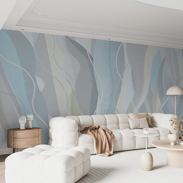 Fotótapéta Fotótapéta Elegáns szalagok hűvös árnyalatokból (Cikkszám: w01124)