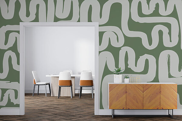 Fotótapéta Labirintus fehér vonalakkal