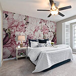 Fotótapéta Virágos minták lágy pasztellszínekben