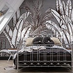 Fotótapéta Különböző levelű növények csoportja