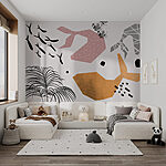 Fotótapéta Különböző formák és színek csoportja