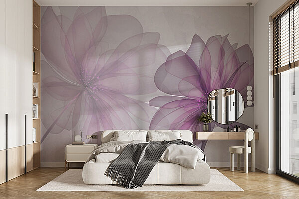 Fotótapéta Pár lila virág