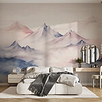 Fotótapéta Hegylánc felhőkkel