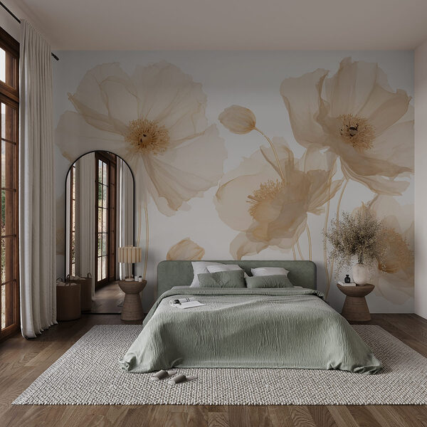 Fotótapéta Virágok csoportja szárakkal