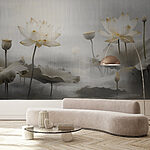 Fotótapéta Nyugodt lótusz a nyugodt vizekben