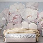 Fotótapéta Rózsaszín és fehér virágokból álló csokor