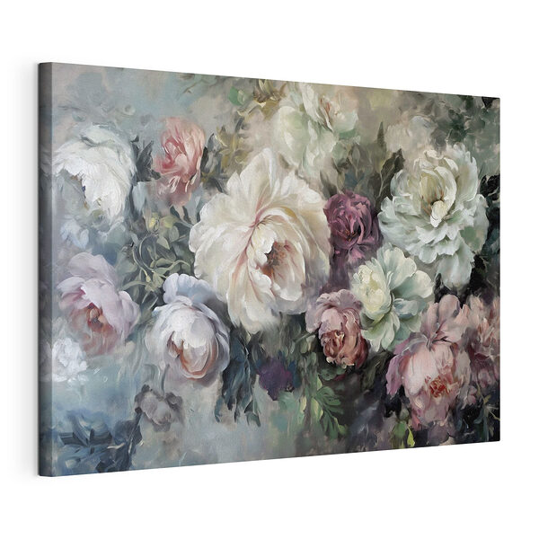 Vászonképek Virágzó, élénk virágos elegancia
