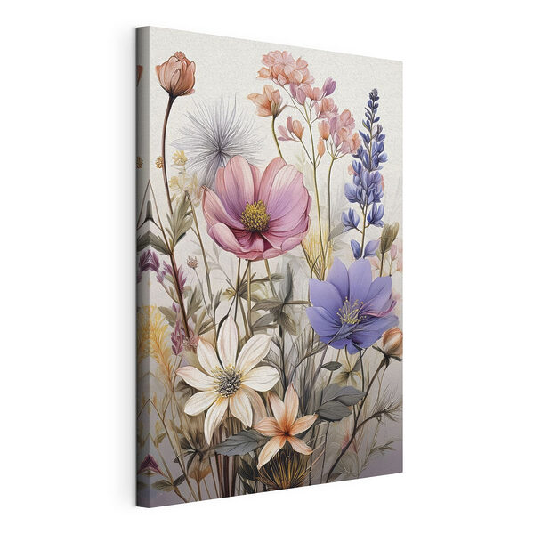 Vászonképek Vászonképek A virágok eleganciájának szimfóniája (Cikkszám: s40423)