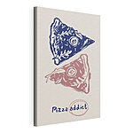 Vászonképek Egy pizzaszelet rajza
