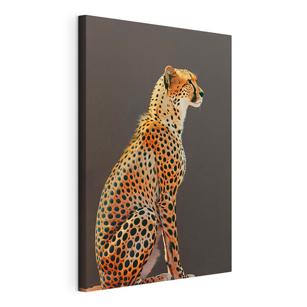 A fenséges gepárd a távolba bámul Vászonképek A fenséges gepárd a távolba bámul