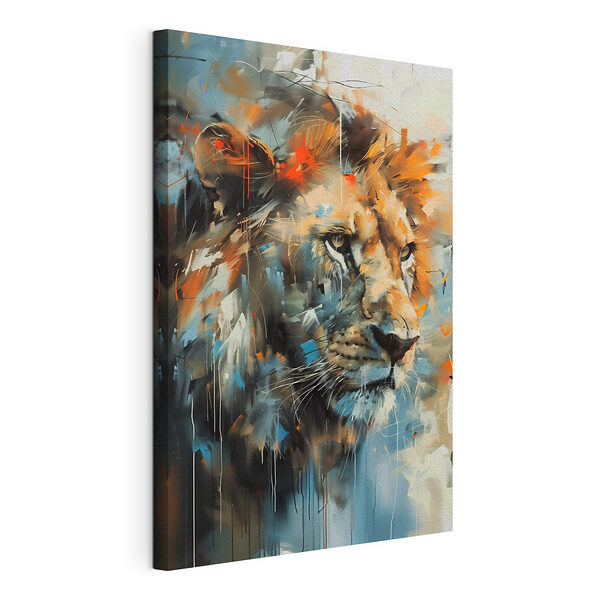 Vászonképek Oroszlánfestmény