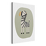 Vászonképek Zebra-karikatúra