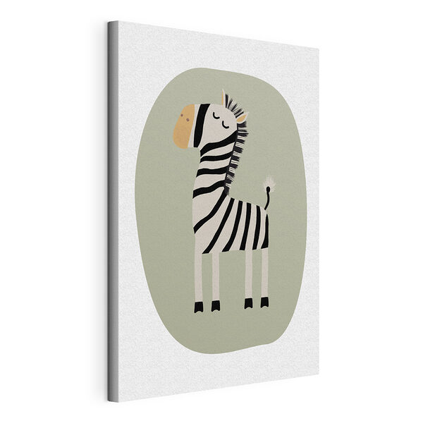 Zebra-karikatúra Vászonképek Zebra-karikatúra