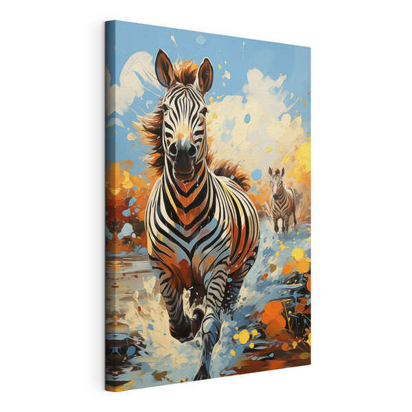 Vászonképek Zebra-festmény