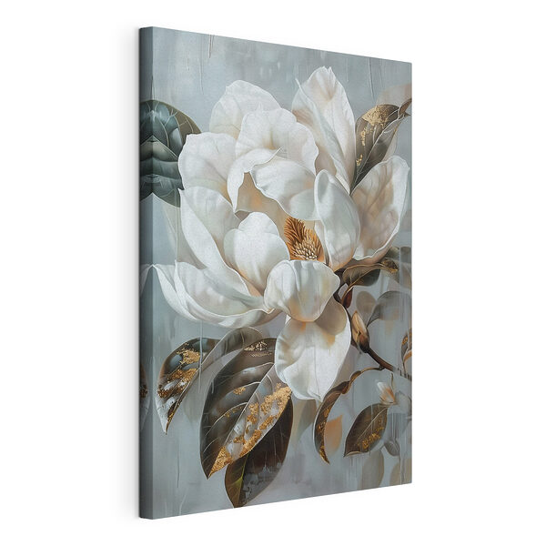 Fehér virág ábrázolása Vászonképek Fehér virág ábrázolása