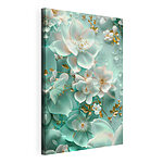 Vászonképek Az Aqua Blossoms elegánsan csillog