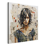 Vászonképek Egy nő festménye