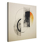 Vászonképek Arc és körök rajza