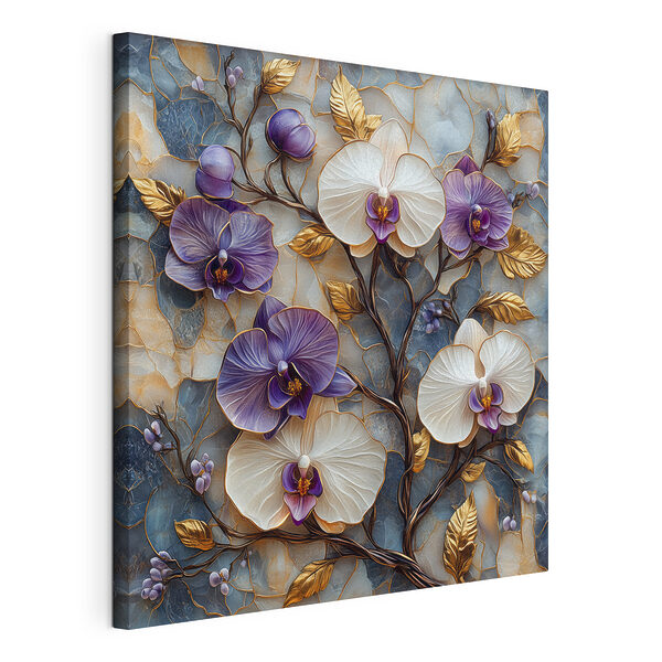 Finom árnyalatú, gyengéd orchideák Vászonképek Finom árnyalatú, gyengéd orchideák
