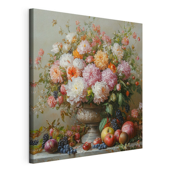 Virágok vázában című festmény Vászonképek Virágok vázában című festmény