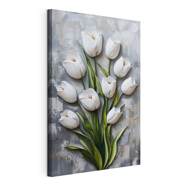 Vászonképek Fehér tulipánok című festmény