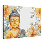 Vászonképek Virágokkal díszített Buddha-festmény