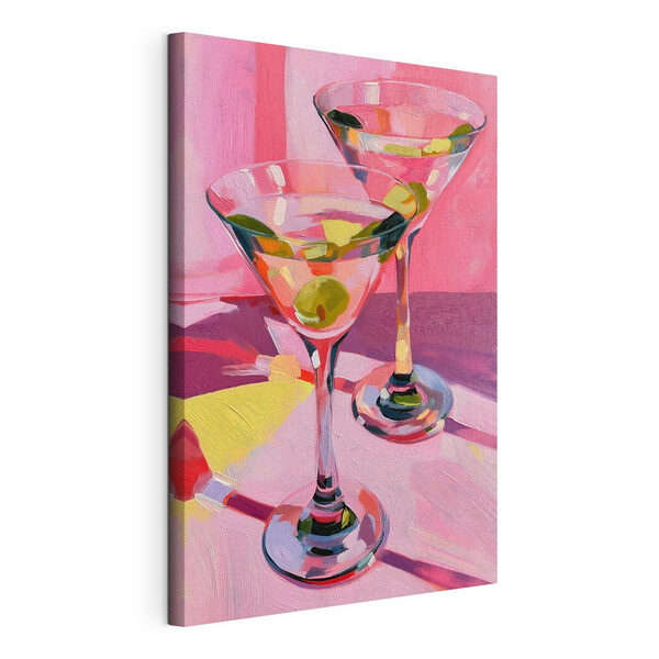 Vászonképek Egy pár martini-pohár