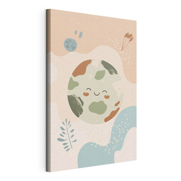 Vászonképek Egy bolygóról készült karikatúra