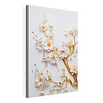 Vászonképek Fehér virágú fa