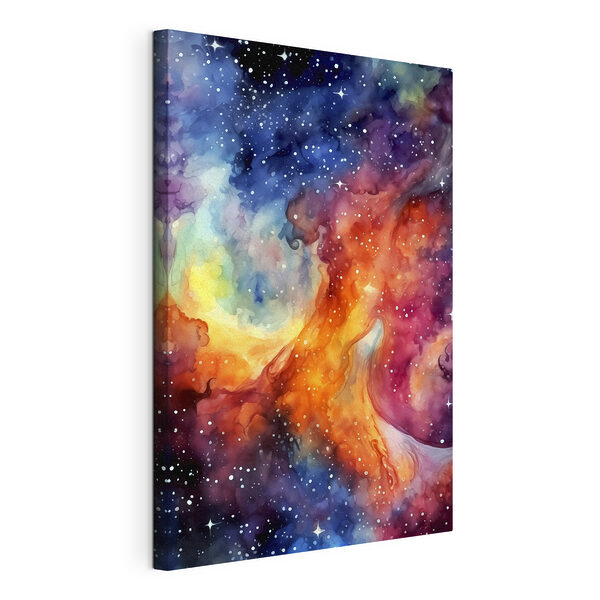 Színes galaxis csillagokkal Vászonképek Színes galaxis csillagokkal