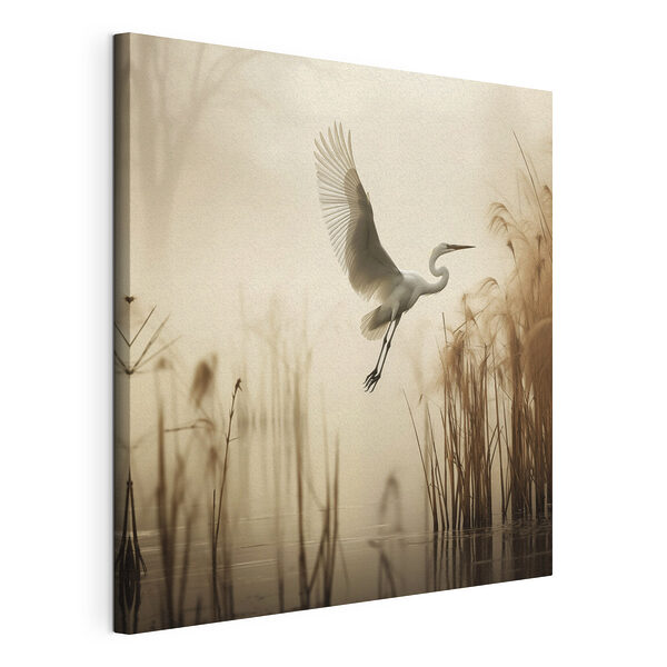 A víz felett repülő madár Vászonképek A víz felett repülő madár